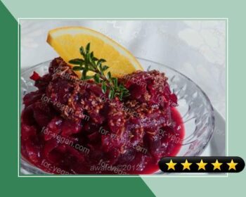 Beets With Balsamic-Orange Dressing recipe