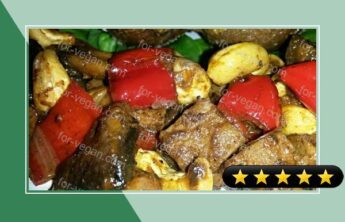 Sig's Curry with Nuts, Peppers and Micro Protein (Quorn) recipe