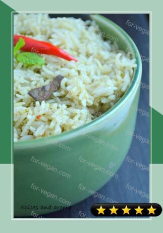 Mint Rice recipe