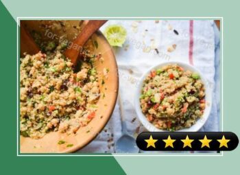 Chickpea and Edamame Quinoa Salad recipe