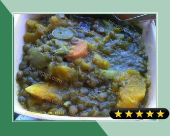 Moroccan Lentil and Pumpkin Soup Crockpot recipe