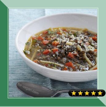 Lentil and Linguine Soup recipe