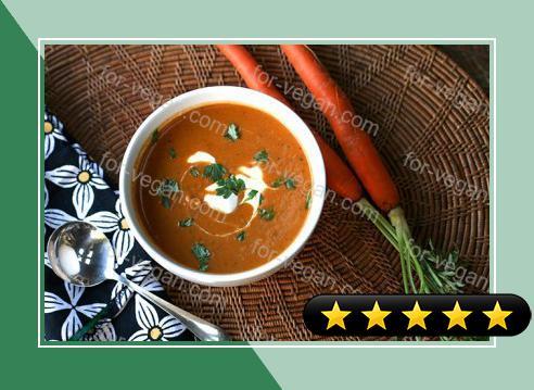 Roasted Carrot & Coconut Milk Soup recipe