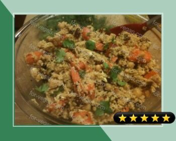 Moroccan Couscous and Smokey-Paprika Honey Roasted Carrot Salad recipe