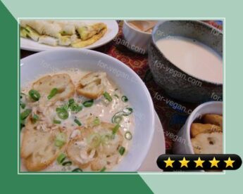 Taiwanese-Style Soy Milk Soup for Breakfast (Xian Dou Jiang) recipe