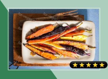 Roasted Carrots with Sesame-Ginger Glaze recipe