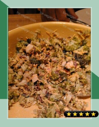 Broccoli slaw with craisins recipe