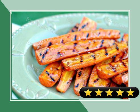 Grilled and Glazed Carrots recipe