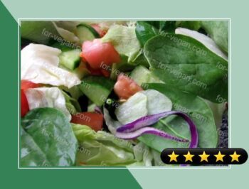 Simple Healthy Summer Salad, Green and Tossed recipe