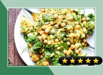 Chickpea, Mango and Curried Cauliflower Salad recipe