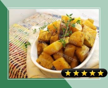 Honey-Thyme Roasted Golden Beets recipe