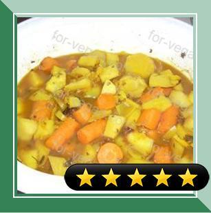 Slow Cooker Root Vegetable Tagine recipe