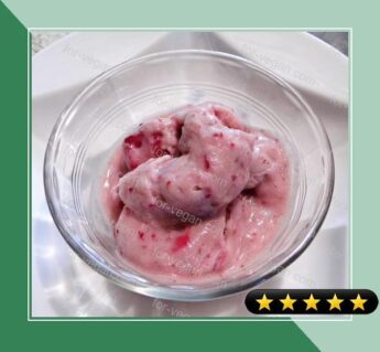 Strawberry White Bean Ice Cream recipe