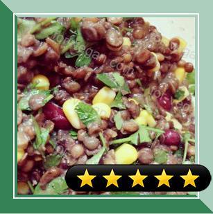 Cheap and Easy Lentil Salad recipe