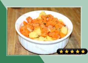 Minted Carrots With Pineapple recipe