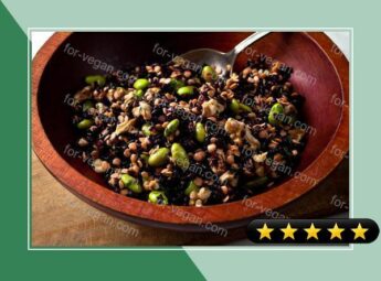 Black Rice and Red Lentil Salad recipe