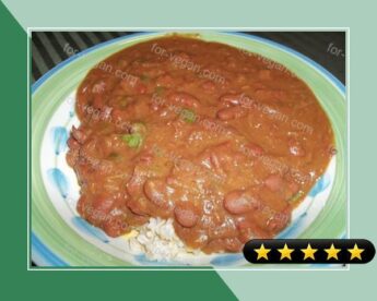 Rajmah (Punjabi Curried Red Kidney Bean) (Slow-Cooker) recipe