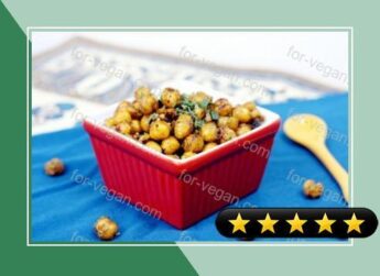 Spicy, Smoky, Sweet Roasted Chickpeas recipe