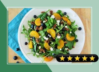 Blueberry-Orange Salad with Spiced Pecans recipe