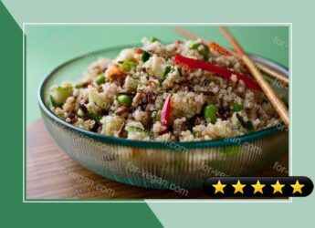 Quinoa and Wild Rice Salad With Ginger Sesame Dressing recipe