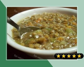 Lentil and Vegetable Soup recipe
