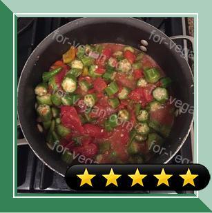 Okra with Tomatoes recipe