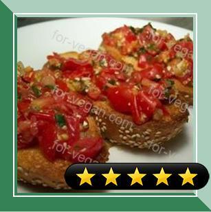 Jen's Tomato Arugula Bruschetta recipe