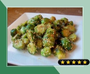 Brussels Sprouts With Sesame Seeds recipe