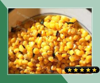 Caramelized Corn With Fresh Mint recipe