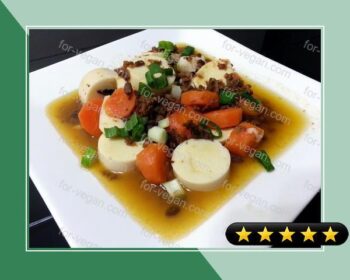 Tofu And Carrot Top Mushroom recipe