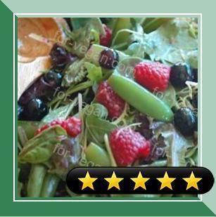 Sugar Snap Pea and Berry Salad recipe