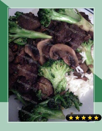 Vegan Szechuan Beef w/ Broccoli recipe
