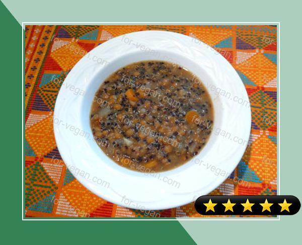 Crock Pot Lentils & Quinoa recipe