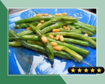 Green Beans With Pine Nut Butter Sauce recipe