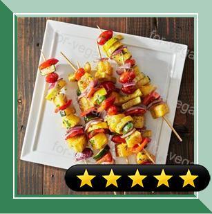Grilled Fruit and Vegetable Kabobs recipe