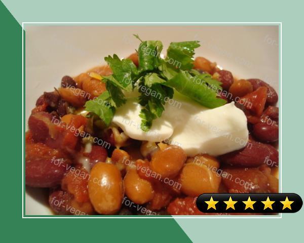 3-Bean Vegetarian Chili (Goya Beans) recipe