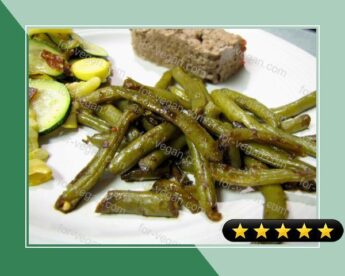 Sweet and Spicy Green Beans recipe