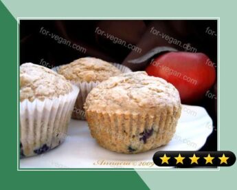 Low Cal Blueberry Applesauce Muffins recipe