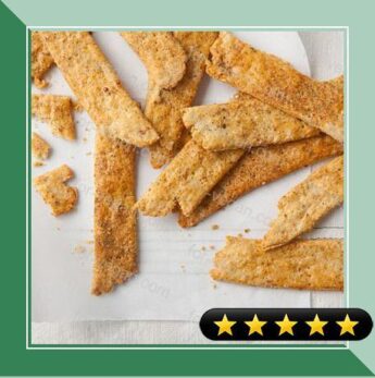 Green-Peppercorn Cornmeal Crackers recipe
