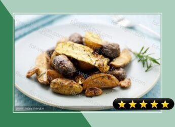 Garlicky Oven Roasted Rosemary Fingerling Potatoes recipe