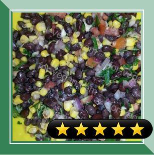 Spicy Black Bean Salad recipe