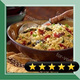 Couscous with Roasted Tuscan Inspired Vegetables recipe