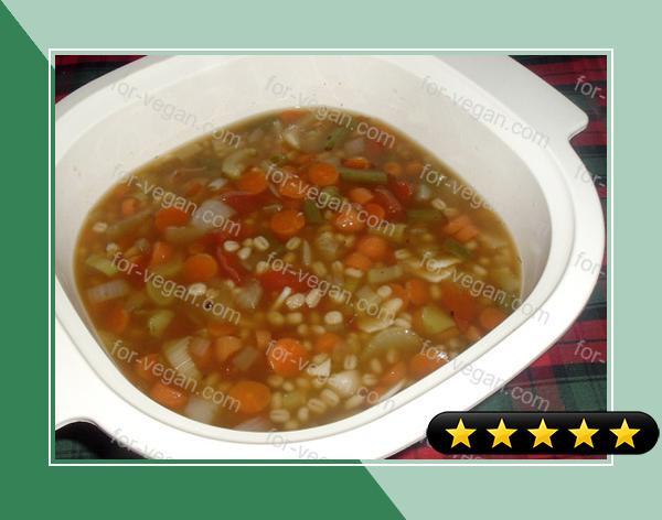 Vegetarian Barley-Vegetable Soup recipe