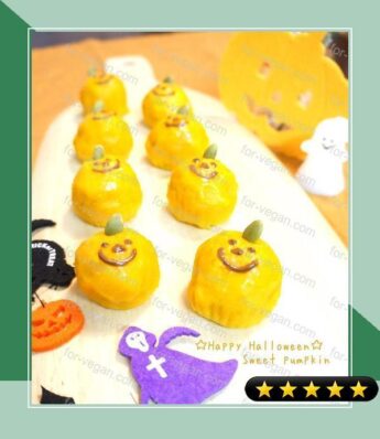 Halloween Pumpkin-Shaped Kabocha Squash Sweets recipe