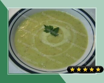 Veg or Vegan Potato Leek Soup recipe