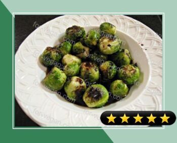 Balsamic Glazed Brussels Sprouts recipe