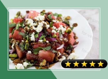 Watermelon Pistachio Salad recipe