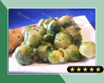 Brussels Sprouts With Mustard Sauce recipe