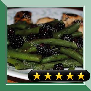 Fresh Oregano and Blackberry Green Beans recipe
