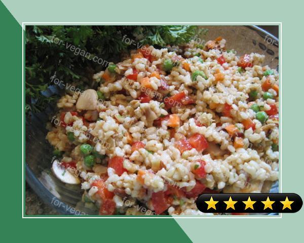 Nutty Brown Rice Salad recipe